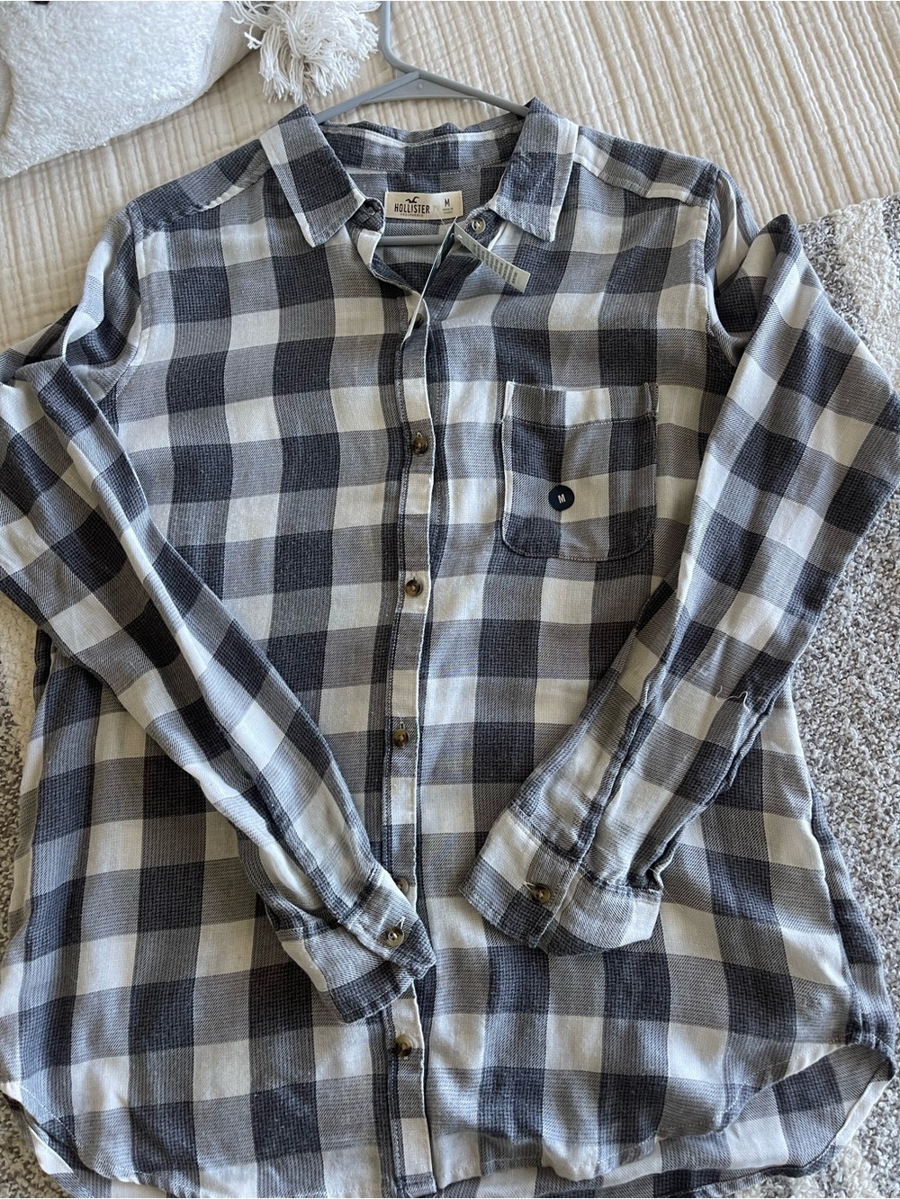 Hollister Plaid Button Down Flannel